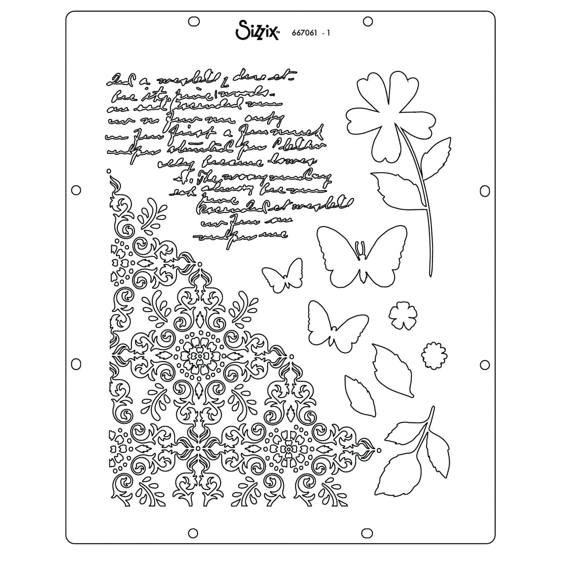 Stencil Petal play - Sizzix – Image 3