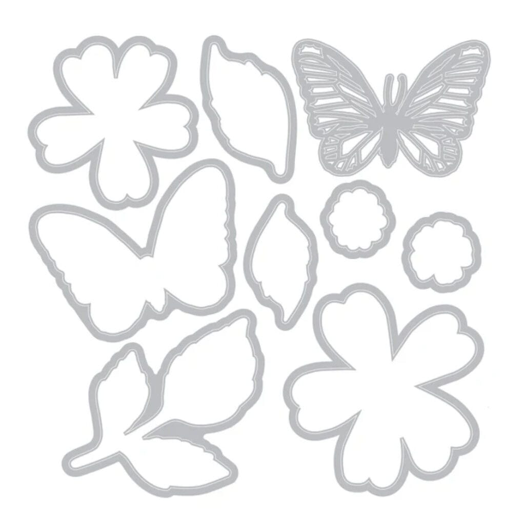 Framelits die + stamps Sweet springs - Sizzix