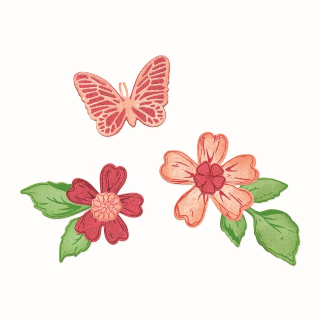 Framelits die + stamps Sweet springs - Sizzix