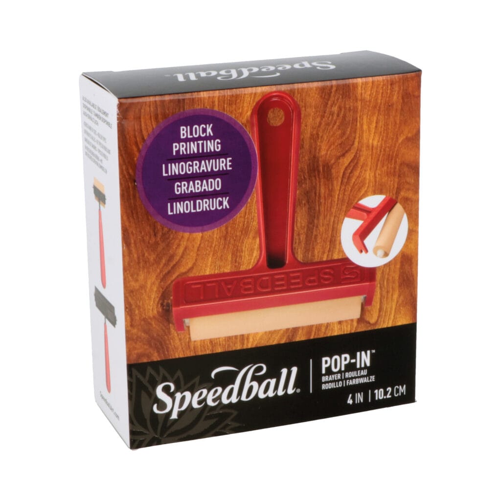 Pop-in soft rubber brayer 10 cm - Speedball