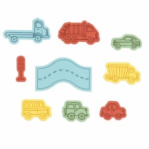 Framelits die + stamps cars and trucks - Sizzix