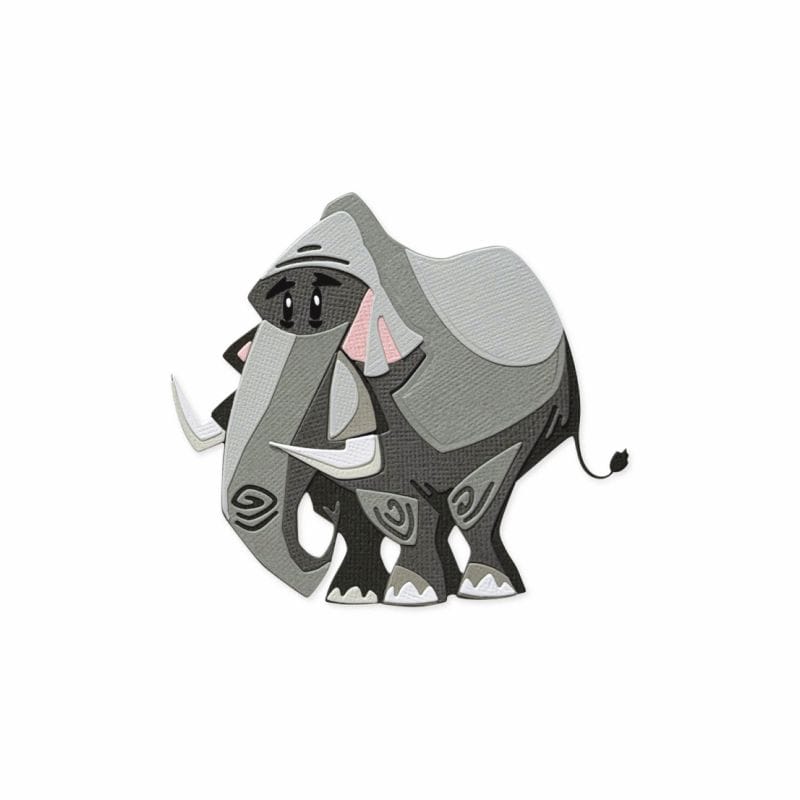 Thinlits die mini Colorize small Clarence - Sizzix