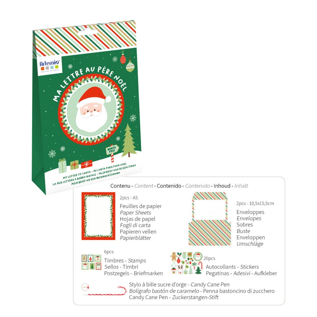 Kit lettre au Père Noël - Artemio
