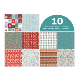 Bloc 10 feuilles Noël à croquer 30x30 cm - Artemio – Image 2