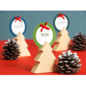 6 porte-noms en bois sapins- Artemio – Image 2