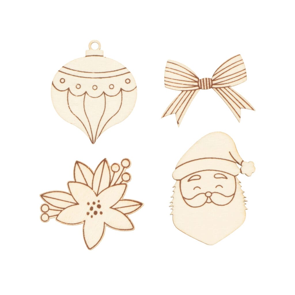 4x3 silhouettes en bois - Artemio