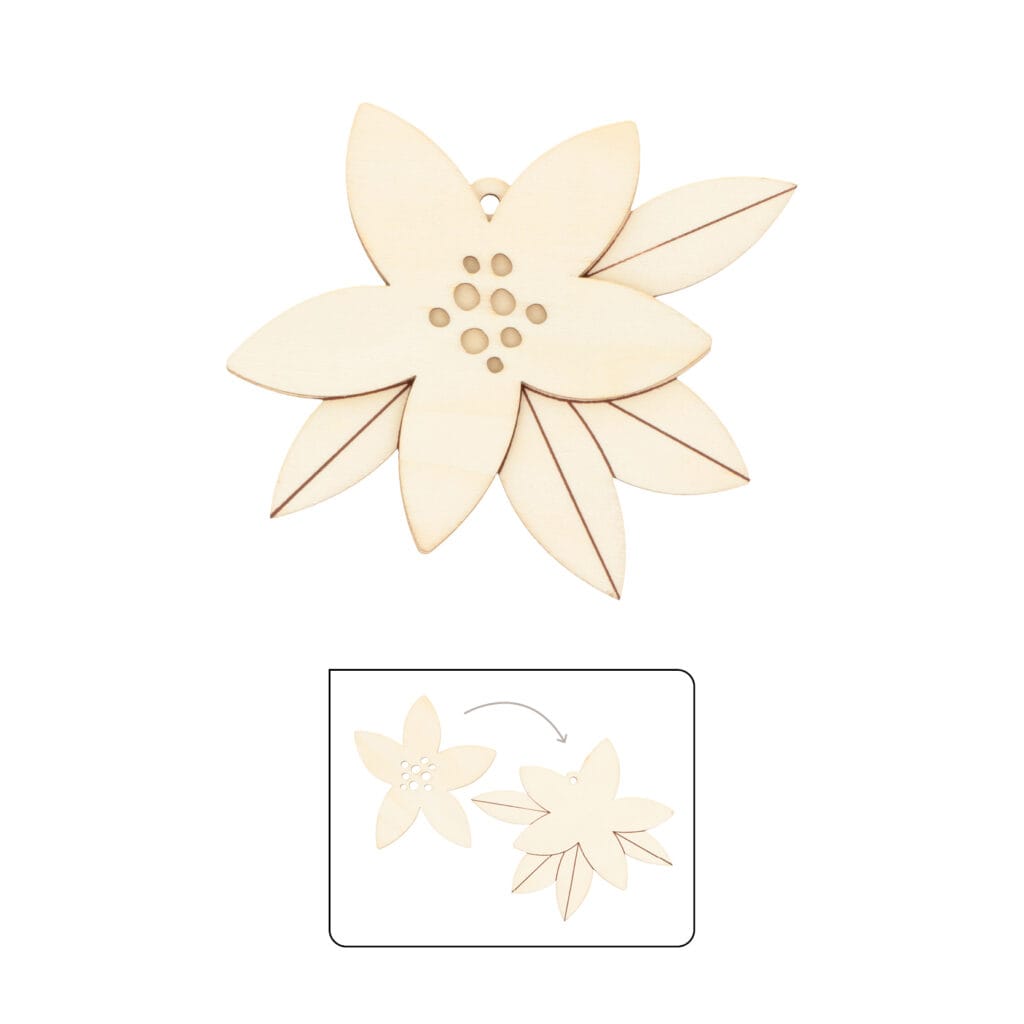 3 silhouettes poinsettias - Artemio