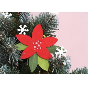 3 silhouettes poinsettias - Artemio – Image 2