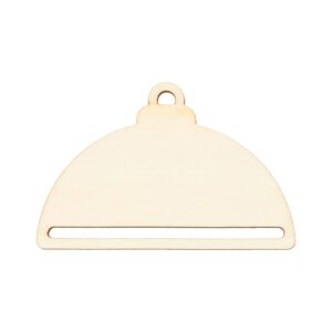 Houten houder 10x6,5 cm cm macramé - Artemio - Afbeelding 1