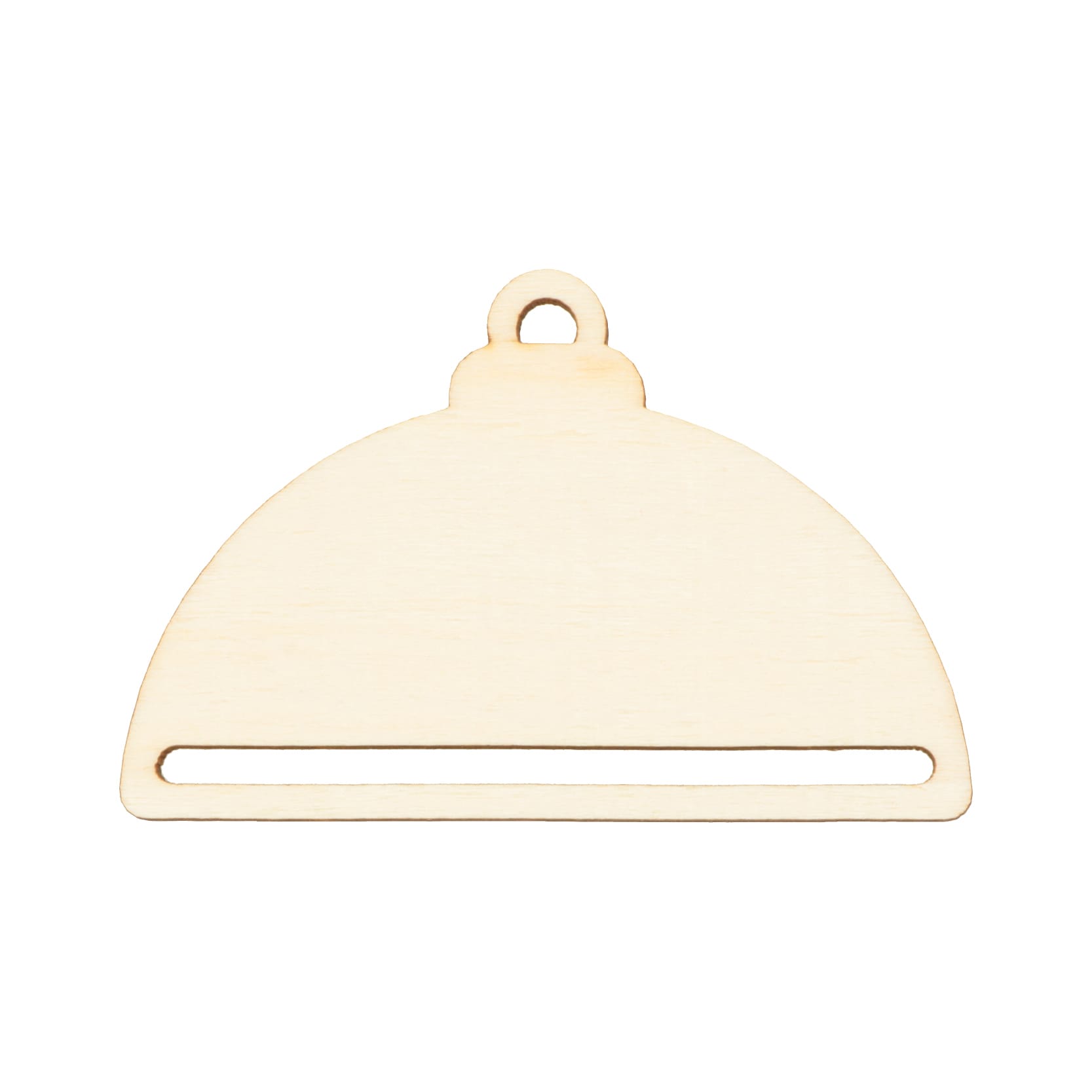 Houten houder 10x6,5 cm cm macramé - Artemio - Afbeelding 1