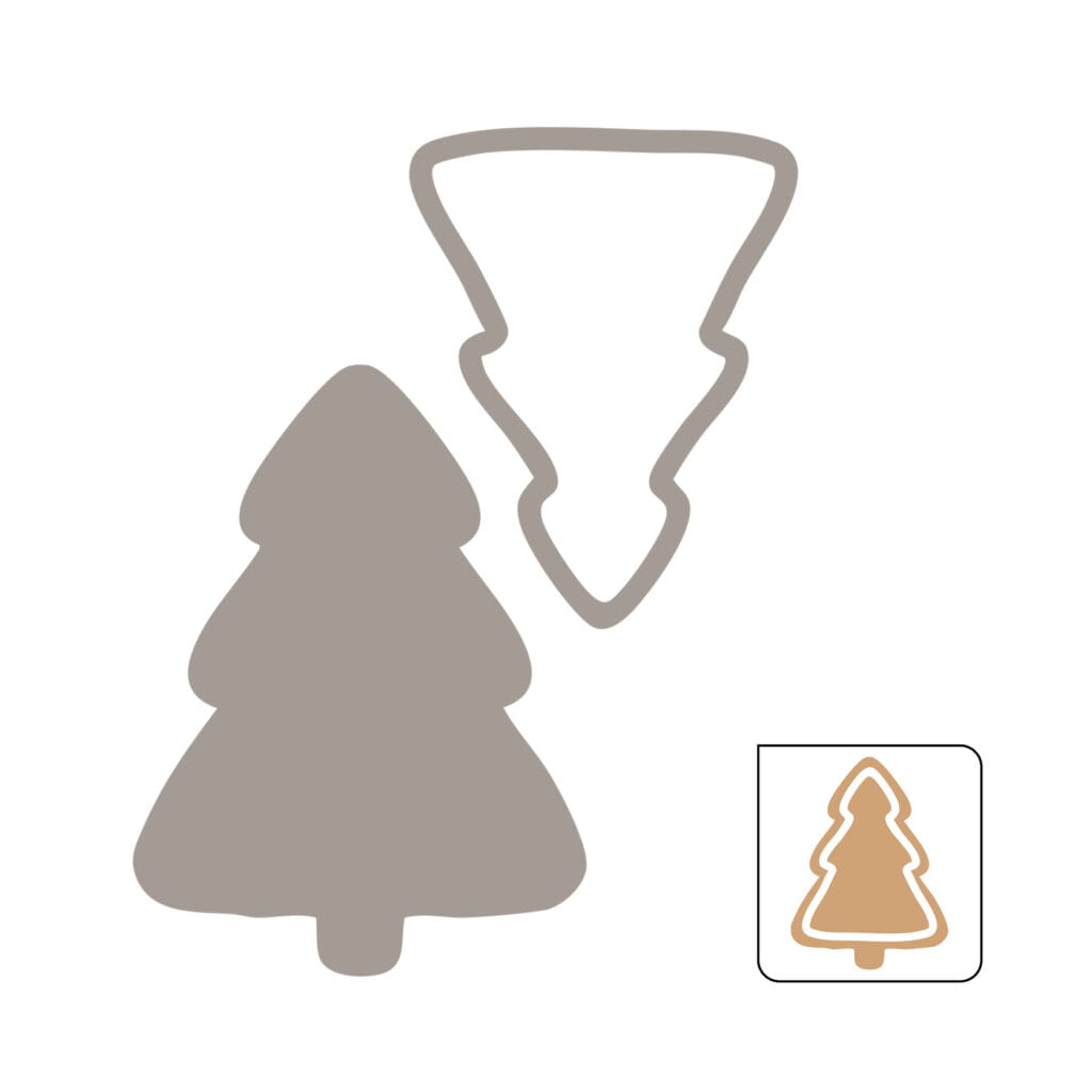Matrices de découpe sapin - Artemio