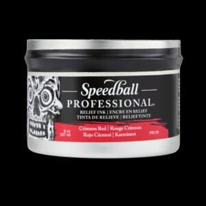 Professional Crimson Red relief ink - Speedball