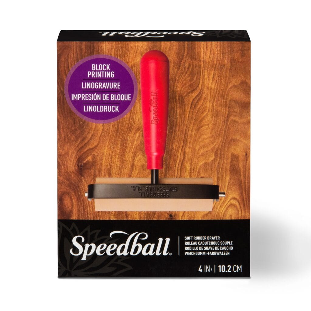 Soft rubber brayer 10 cm - Speedball