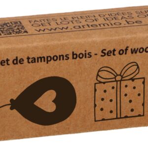Tampons anniversaire - bois - Artemio