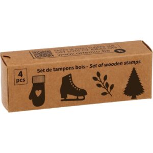 Tampons en bois gant 2 cm - Artemio