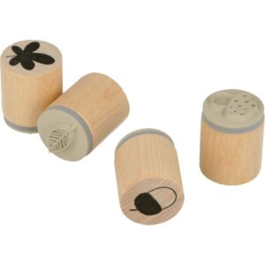 Tampons en bois champignon 2 cm - Artemio
