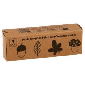 Tampons en bois champignon 2 cm - Artemio