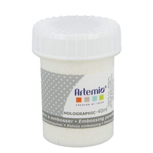 Poudre relief holographique transparente - 40 ml - Artemio