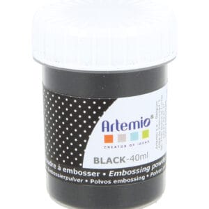 Poudre relief black opaque - 40 ml - Artemio