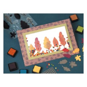 6 encreurs  promenade en forêt 3x3 cm - Artemio