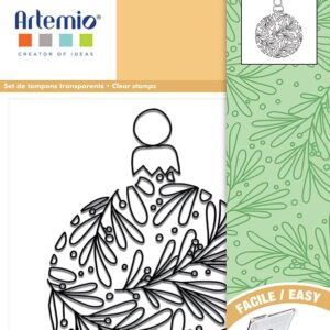 Tampon transparent boule 12 cm- Artemio