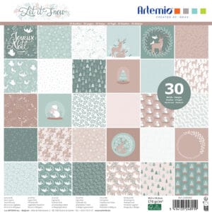 Bloc 30 feuilles Let it snow 30x30 cm - Artemio