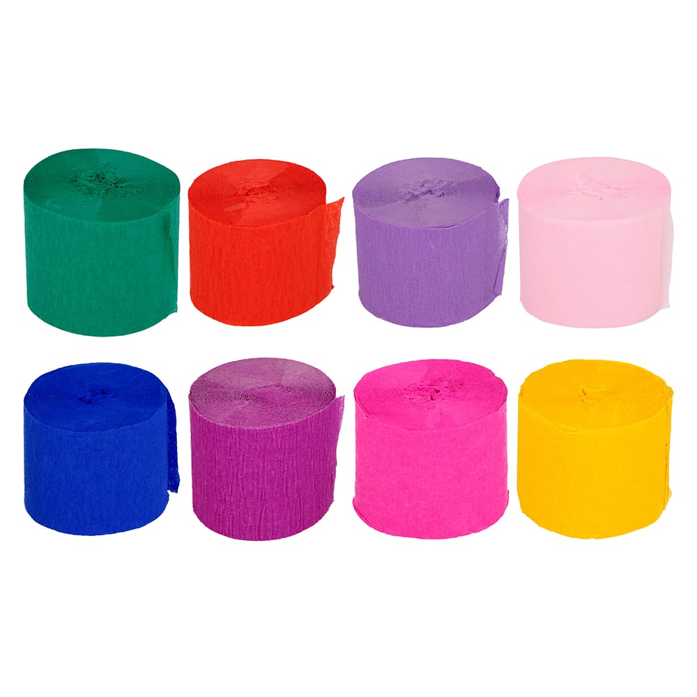 8 rouleaux de papier crépon 10 m - Artemio