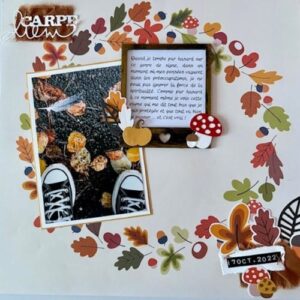 Bloc 30 feuilles promenade en forêt 30x30 cm - Artemio