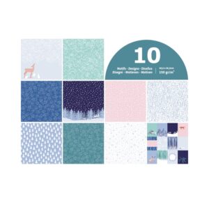 Bloc 10 feuilles hiver enchanté 30x30 cm - Artemio