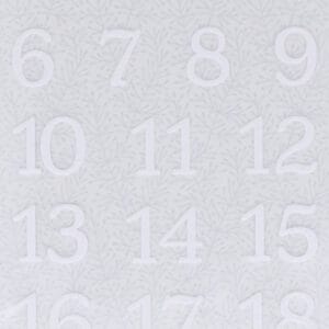 24 chiffres autocollants  floqués - Artemio