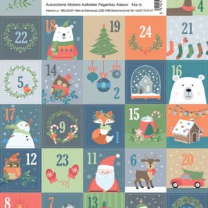 54 timbres autocollants - Artemio