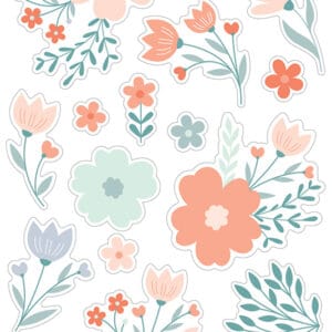 Puffies 3D fleurs Mariposa - Artemio
