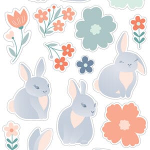 Puffies 3D lapins  Mariposa - Artemio
