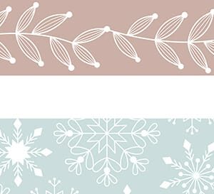 2 masking tapes Let it snow - Artemio