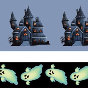 2 masking tapes Halloween - Artemio