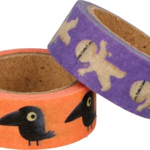 2 masking tapes Halloween - 15 mm x 5 m - Artemio