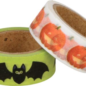 2 masking tapes Halloween - 15 mm x 5 m - Artemio