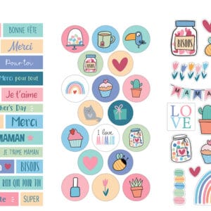 Stickers papa maman - Artemio