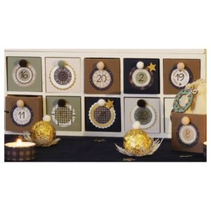 24 chiffres autocollants foil Home for Xmas- Artemio