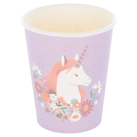 10 gobelets licorne 270 ml - Artemio
