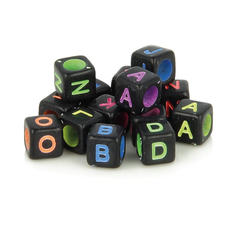 300 perles alphabet plastique 6 mm - Artemio
