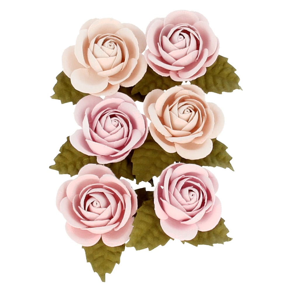 6 fleurs - papier - Artemio