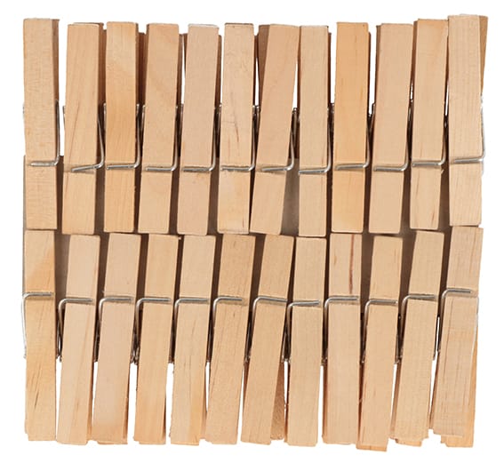 48 pinces à linge 48x7 mm - Artemio