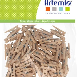 100 pinces à linge 2,5 cm - Artemio