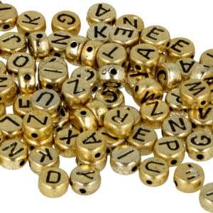 300 perles alphabet plastique 6 mm - Artemio
