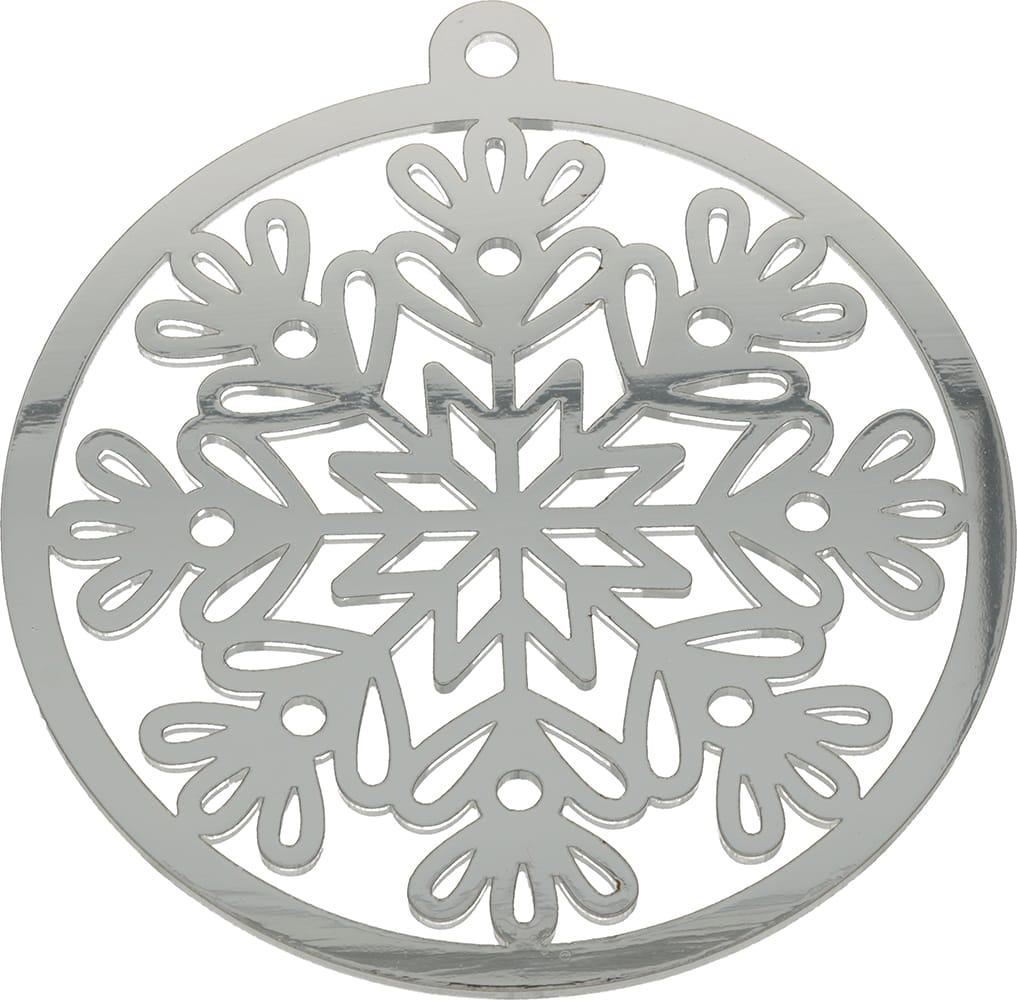 Silhouette flocon bicolore miroir - Artemio