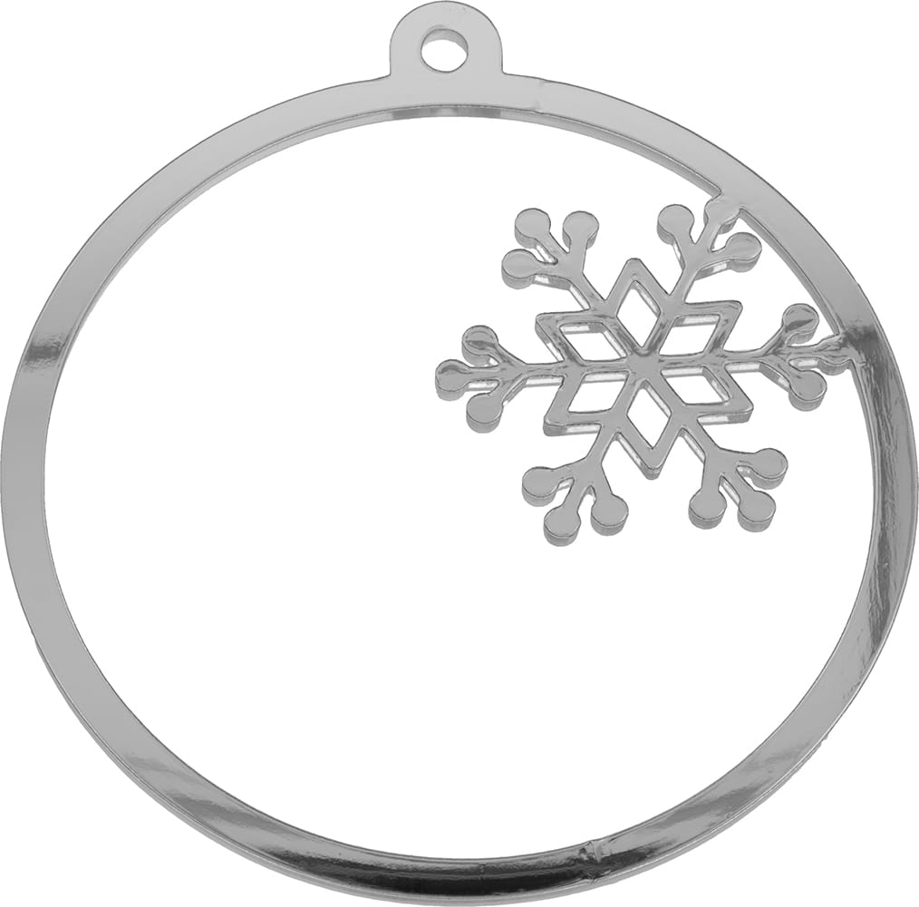 Silhouette flocon bicolore miroir - Artemio