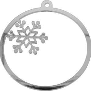 Silhouette flocon bicolore miroir - Artemio
