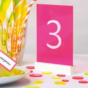 16 silhouettes fluo acrylique - Artemio