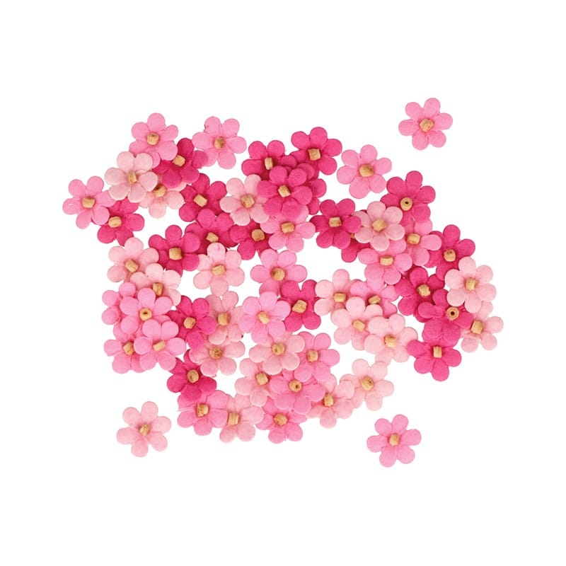 60 fleurs coton roses - Artemio